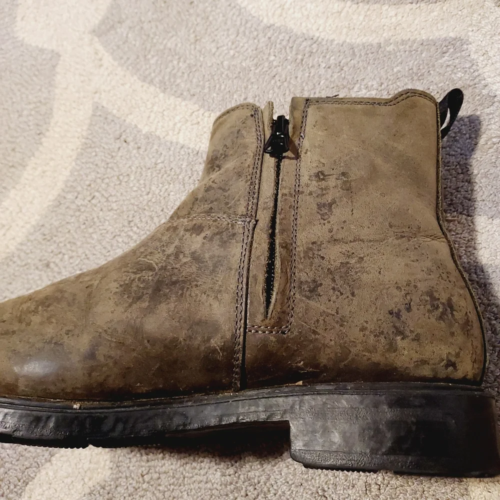 TCX T-DRY Ortholite Leather Waterproof Steel Toe Motorcycle Boot Sz 8